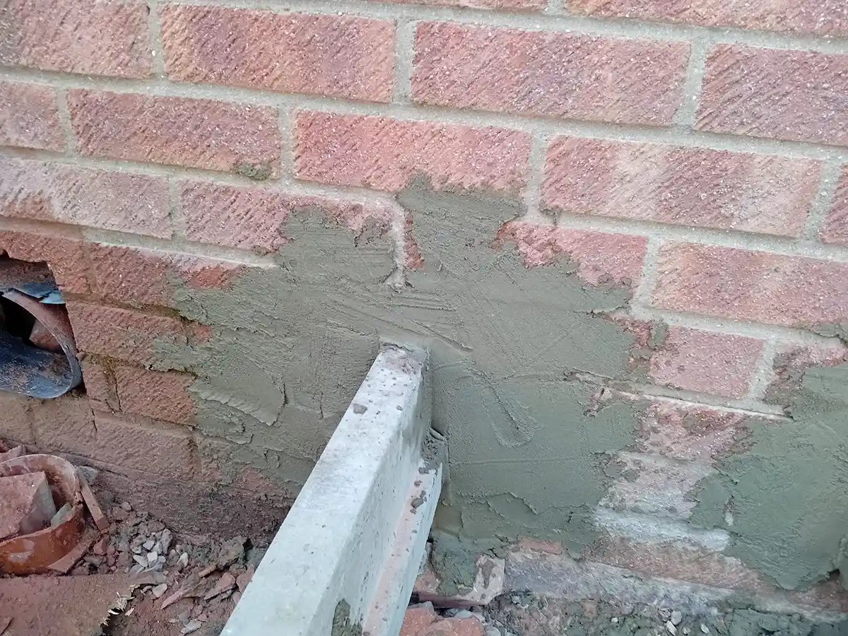 beam in wall of house