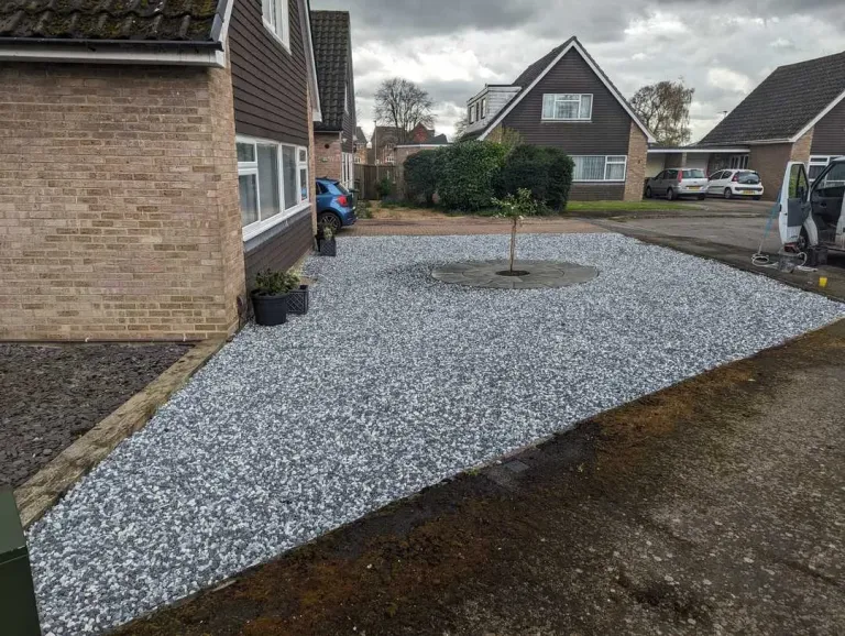 different angle of same garden