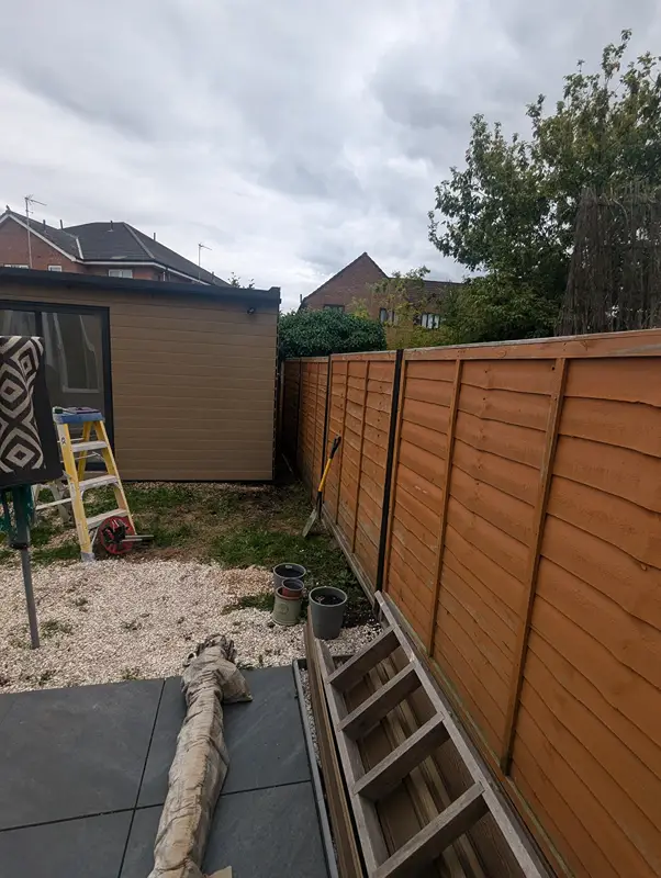 fence fitted installation